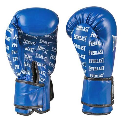 Боксерські рукавички Ever, DX-2218, 8oz, 10oz, 12oz, синій.