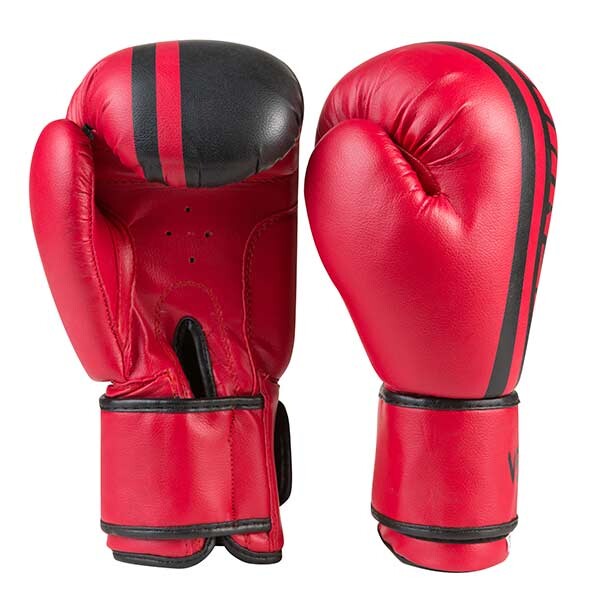 Боксерские перчатки Venum, PVC-19, 8oz,10oz,12oz, красный.