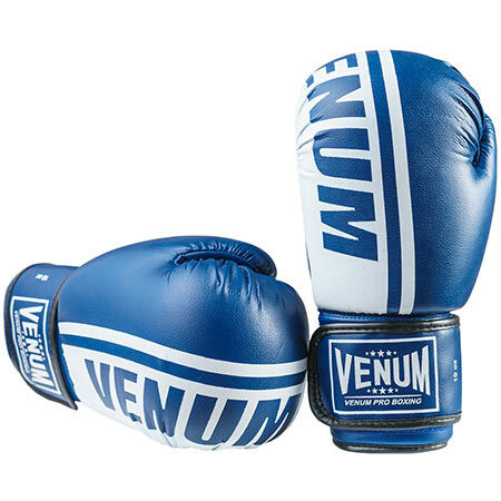 Боксерські рукавички Venum, PVC-19, 8oz,10oz,12oz, синій.