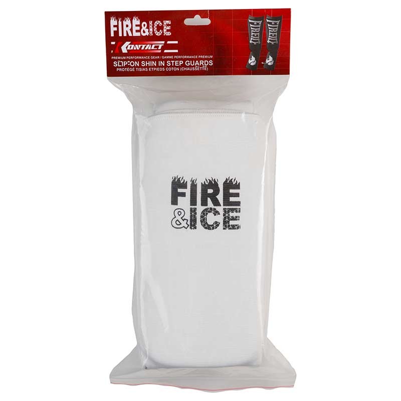 Защита ноги FIRE&ICE, х/б, эластан, белый, размер S, M, L, XL, mod 1036