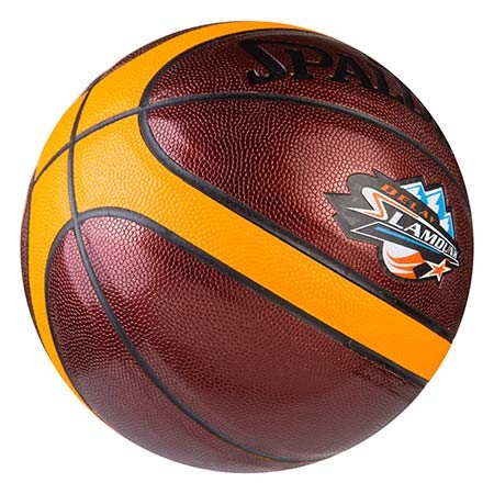 Мяч баскетбольный №7 PU, Spal, неон SlumDunk, оранж.