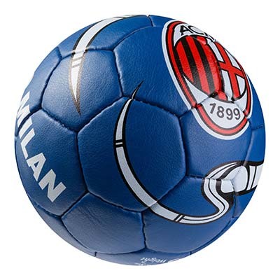 Мяч футбольный Grippy G-14 ACMilan, белый/синий. Скидка от 50 шт.