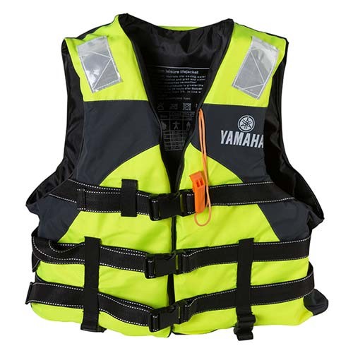 Страховочный жилет Yamaha, размер S, M, L, XL, 2XL, салатовый. 