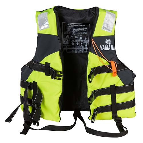Страховочный жилет Yamaha, размер S, M, L, XL, 2XL, салатовый. 