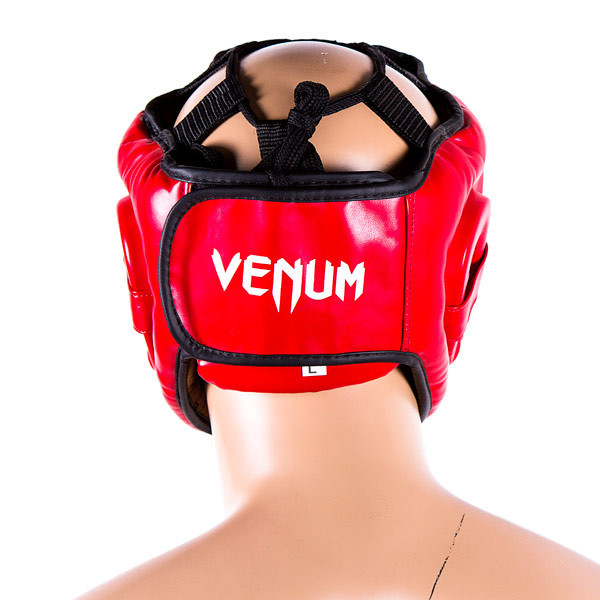 Шлем Venum, маска, р-ры S, M, L, красный.