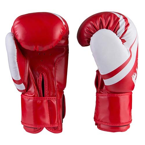Боксерские перчатки Fire&Ice DX, 8oz, 10oz, 12oz, красный.