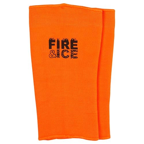 Наколенник эластичный Fire&Ice, размер универсальный, пара, оранжевый