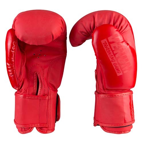Боксерские перчатки Venum, матовый DX-2955, 8oz, красный.