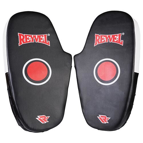 Лапа прямая Reyvel PVC, пара, черно/белая.