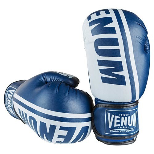 Боксерские перчатки Venum, PVC-19,  6oz  синий