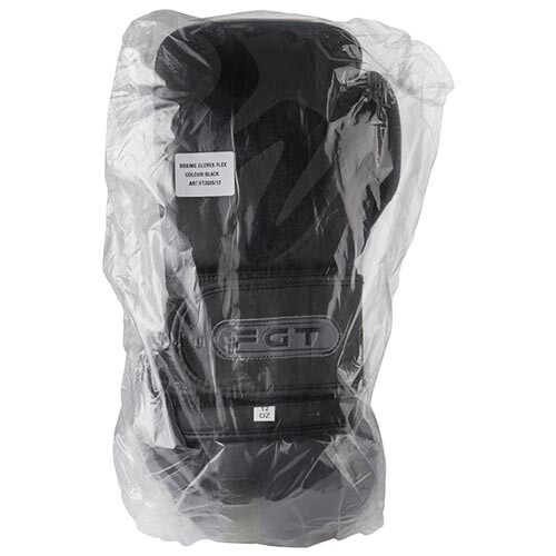 Боксерские перчатки FGT collection 3035, Flex, 10oz, 12oz, черный, нашивка на манжете.