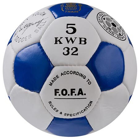 Мяч футбольный Grippy OFFICIAL, R161, сине/белый. Скидка от 50 шт.