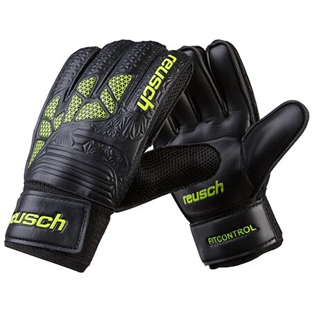 Вратарские перчатки Latex Foam REUSCH, салатовый, размер 8.