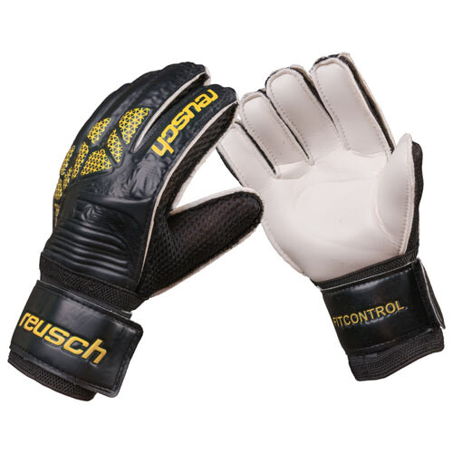 Вратарские перчатки Latex Foam REUSCH,  желтый, размеры 8, 9.