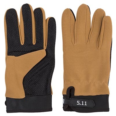 Перчатки тактические 5.11,  длинные пальцы, бежевый.