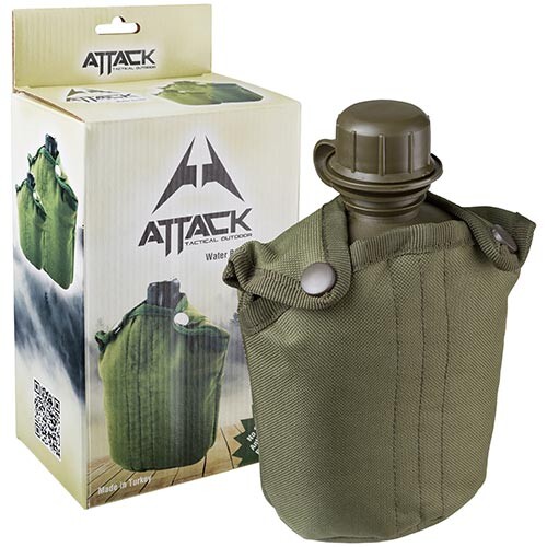 Фляга Attack 1л, чехол.
