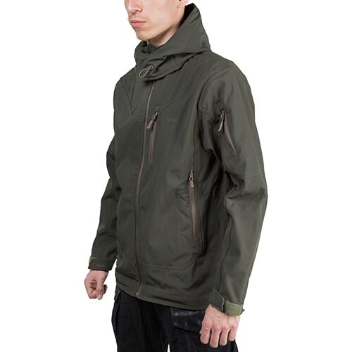 Куртка тактическая Combat, Softshell, олива, размер XL.