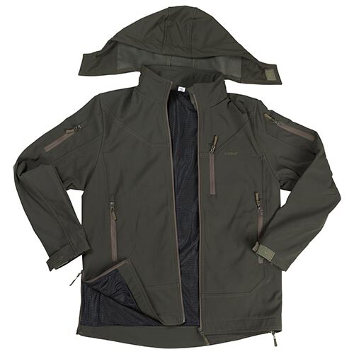 Куртка тактическая Combat, Softshell, олива, размер 2XL.