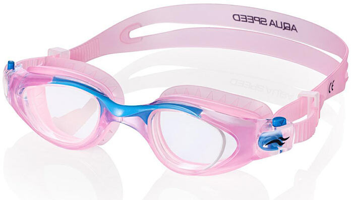 Очки Aqua Speed MAORI  детские, голубой, розов, оранж, черный, белый