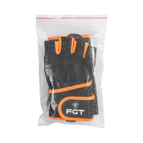 Перчатки атлетические FGT 150707, черный/оранж, размер L, XL, 2XL.
