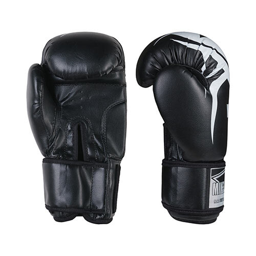 Боксерские перчатки Mike Tyson, PVC, 8oz, 10oz, 12oz, 14oz, черный.