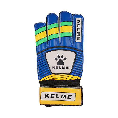 Вратарские перчатки Latex Foam Kelme,  оранж/синий, размер 6, 7, 8.