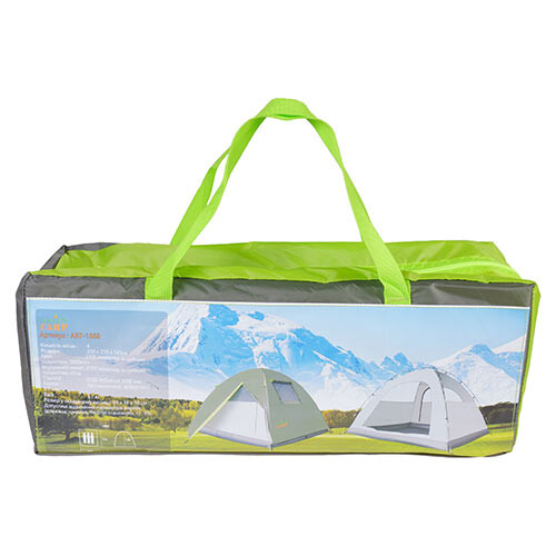 Намет 3-4х місний GreenCamp 1668/N4.