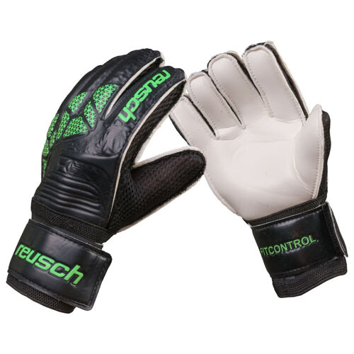 Вратарские перчатки Latex Foam REUSCH, зеленый, размер 6, 7,  8, 9.