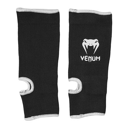 Голеностоп Venum, стяжка, черный, 100, размеры S, M, L, пара