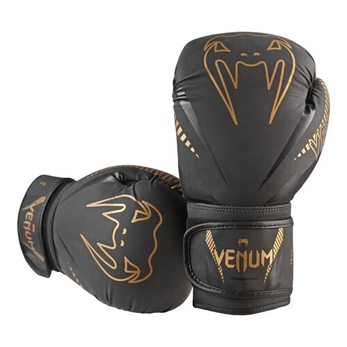 Боксерські рукавички Venum, DX-8523, 8oz,10oz,12oz, 14oz, чорний.