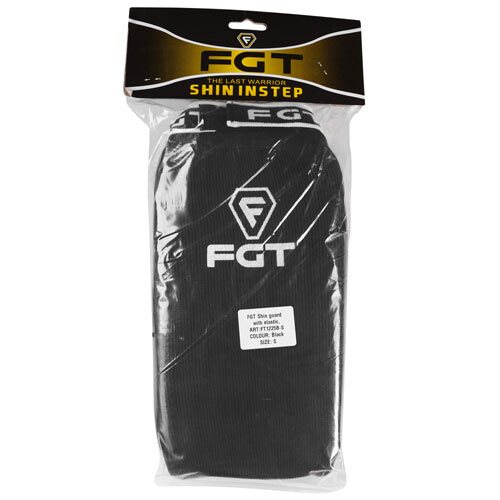 Защита ноги FGT, полиэстер, эластан, черный, липучка, размер S, M, L, XL.