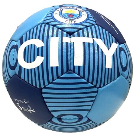 Мяч футбольный Grippy G-14 Manchester 1 City,  голубой. Скидка от 50 шт.