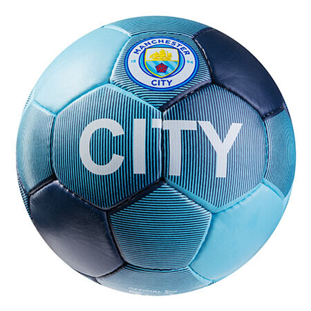 Мяч футбольный Grippy G-14 Manchester 1 City,  голубой. Скидка от 50 шт.