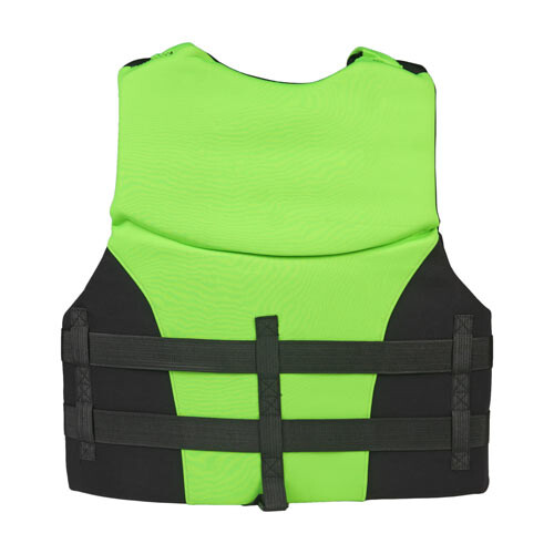 Страховочный жилет jet ski, неопрен, размер XL, 2XL, салатовый.