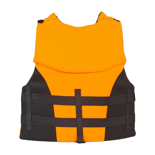 Страховочный жилет jet ski, неопрен, размер XL, 2XL, оранжеввый.