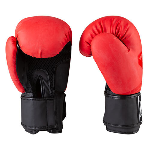 Боксерские перчатки Ever, DX3597, 8oz, 10oz, 12oz красный.