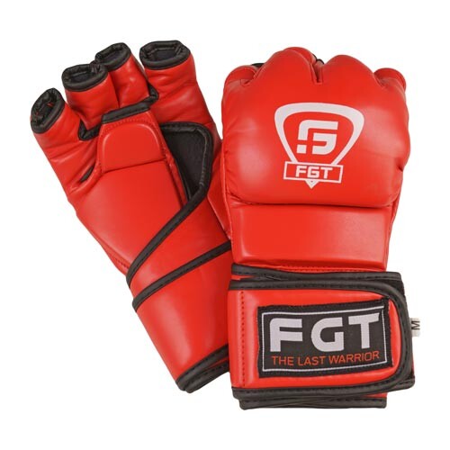 Перчатки FGT MMA, DX364, размеры S, M, L, красный