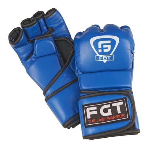 Перчатки FGT MMA, DX364, размеры S, M, L, синий