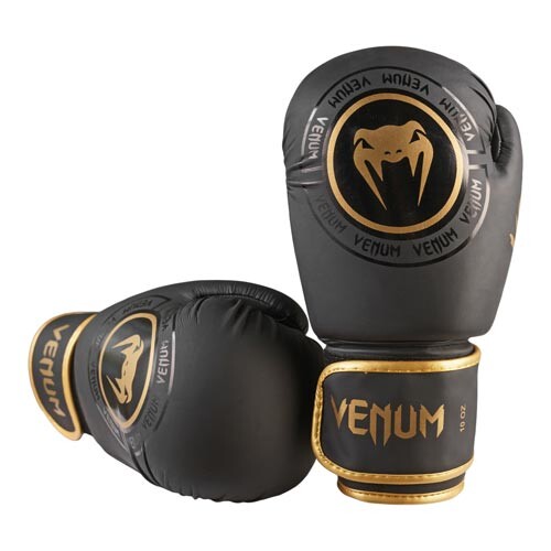 Боксерские перчатки Venum, DX-8825, 8oz, 10oz, 12oz, черный.