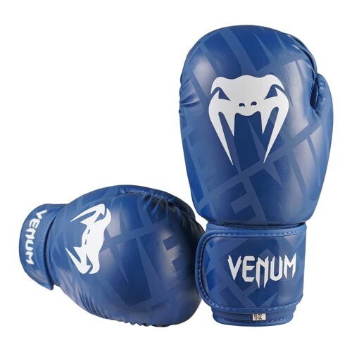 Боксерские перчатки Venum, DX-8824, 8oz, 10oz, 12oz, синий.