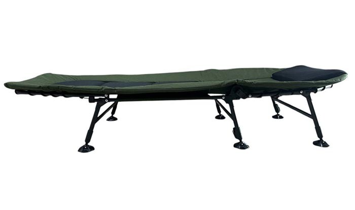 Розкладачка туристичная, рибальська, посилена JAT-034C, 195х75х40см.