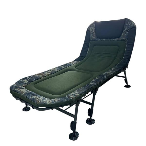 Розкладачка туристичная, рибальська, посилена JAT2020C-B, 200х85х40см.