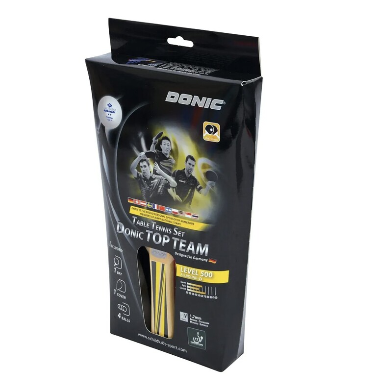 Ракетка для настольного тенниса Donic Top Team 500 Gift Set, набор.