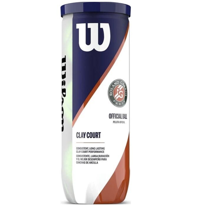 Мяч теннисный Wilson ROLAND GARROS CLAY CT, 3шт.