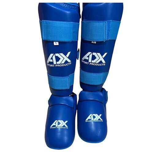 Защита ноги ADX, голень и стопа отдельно, размер L, синий.