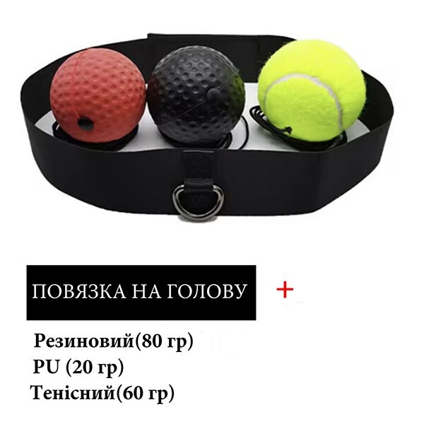 Эспандер, тренажер на голову FightBall 3 мяча.