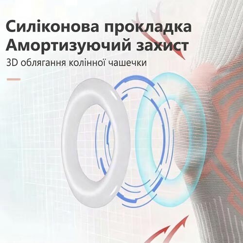 Наколенник утягивающий, с боковыми вставками, размер M.