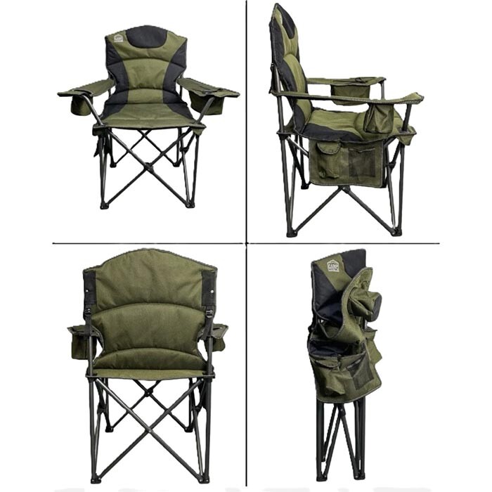 Стул складной CampMaster Delux, зеленый. 