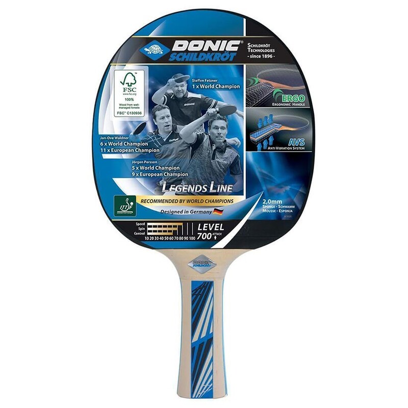 Ракетка для настольного тенниса Donic Legends 700 FSC (1 ракетка, чехол, 3 шарика)