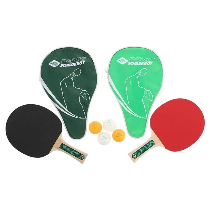 Ракетка для настольного тенниса Donic Champs 400 (2 ракетки, 2 чехла, 4 шарика).